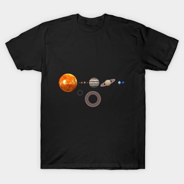 Solar System T-Shirt by MOUKI